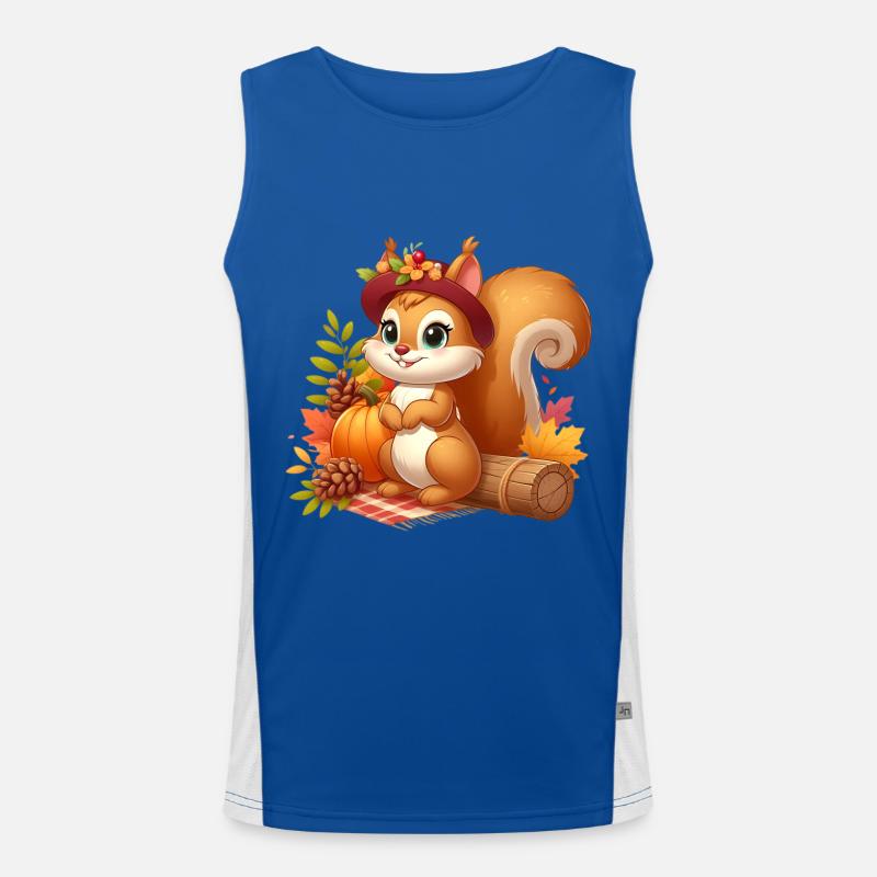 squirell autumn Débardeur respirant contrasté Homme 