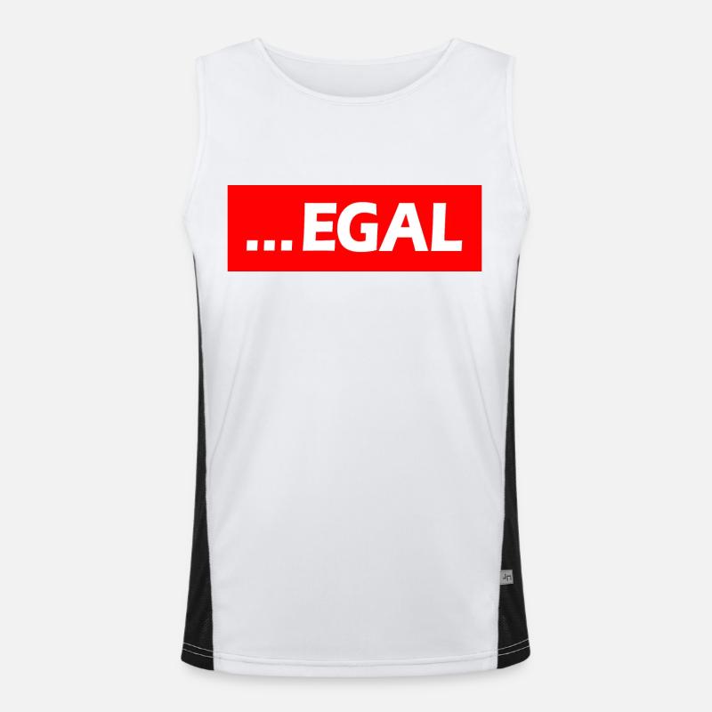 ... EGAL Funktionelles Kontrast-Tank Top für Männer 