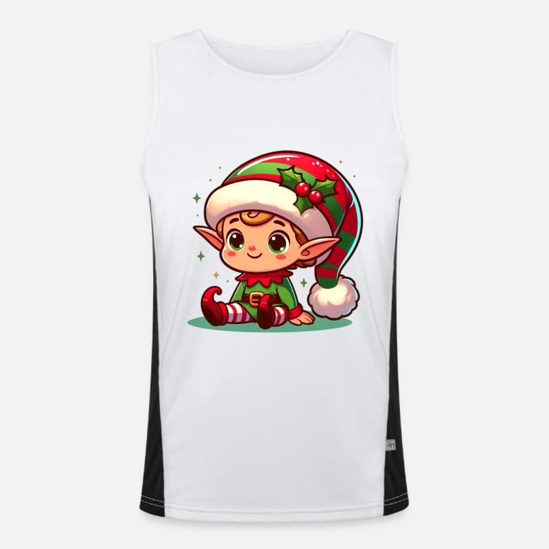 Elf 3 Funktionelles Kontrast-Tank Top für Männer 