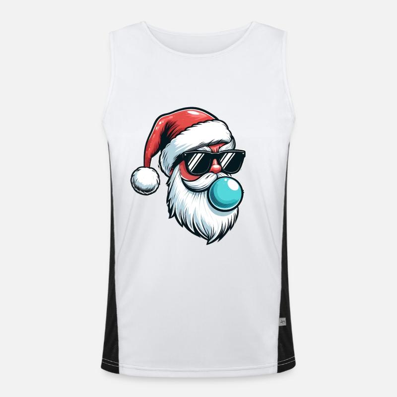 santa fun Débardeur respirant contrasté Homme 