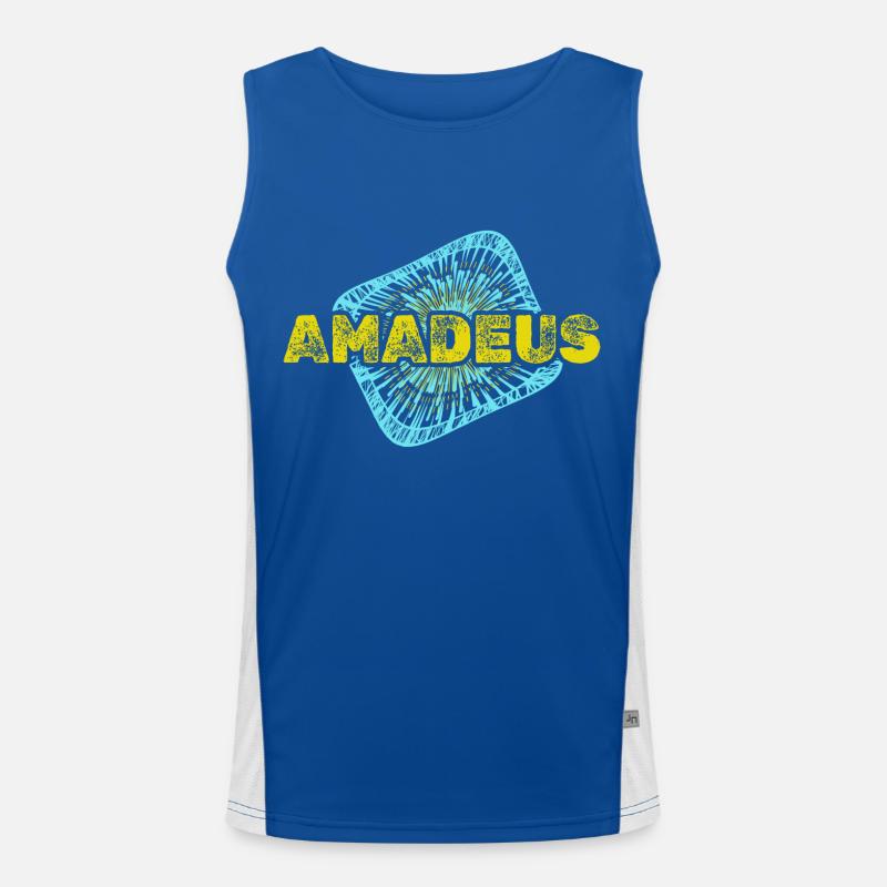 Freizeit Amadeus Funktionelles Kontrast-Tank Top für Männer 