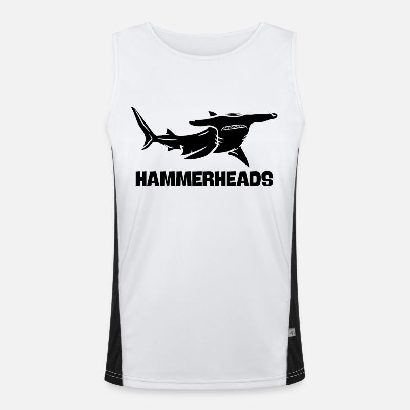 Hammerheads Funktionelles Kontrast-Tank Top für Männer 
