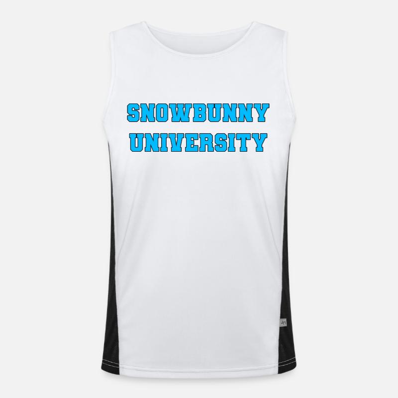 Snowbunny University Men's Functional Contrast Tank Top 