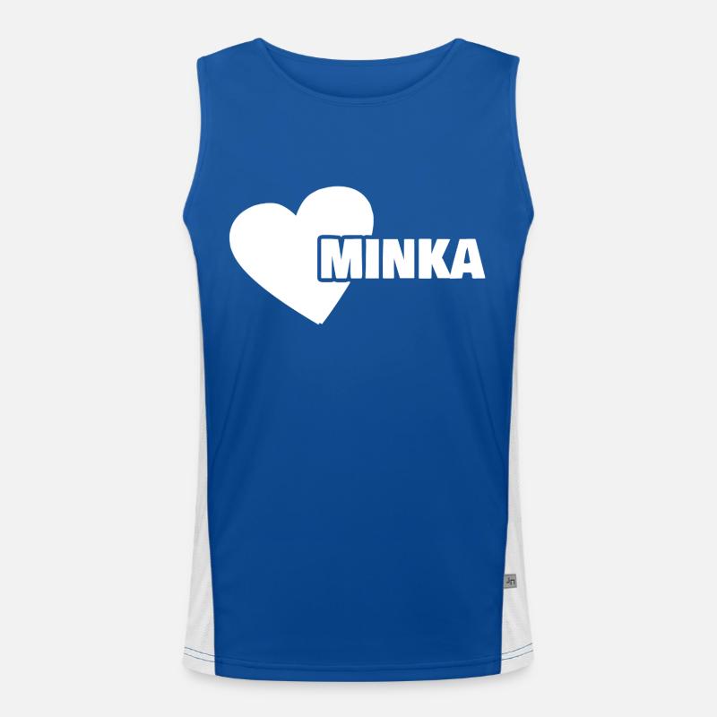 Cadeau pour Minka Débardeur respirant contrasté Homme 