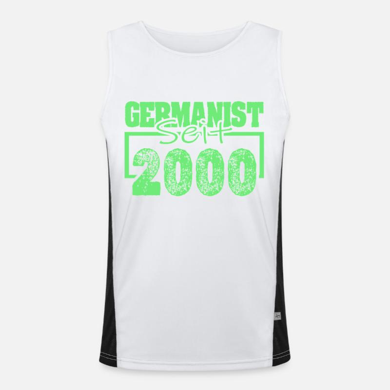 Studium 2000 Funktionelles Kontrast-Tank Top für Männer 