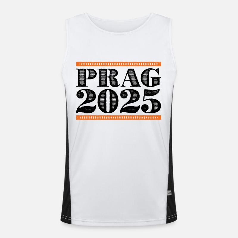 Prague 2025 Débardeur respirant contrasté Homme 