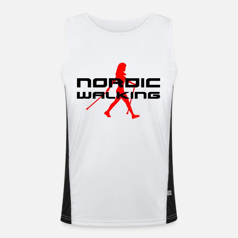 Nordic Walking Men's Functional Contrast Tank Top 