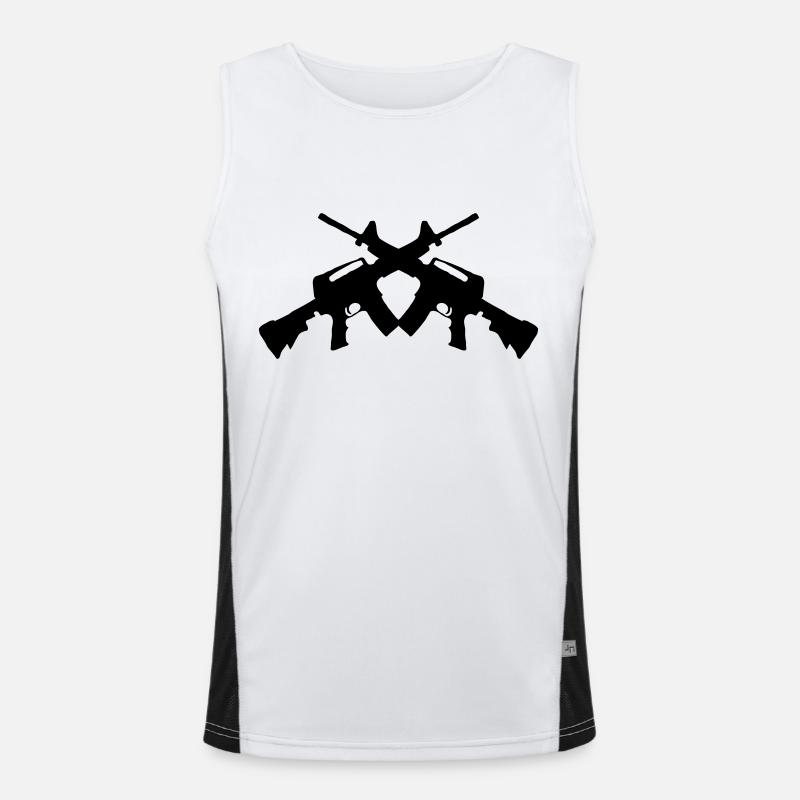m16_mal2 Men's Functional Contrast Tank Top 