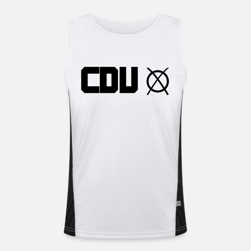 cdu Funktionelles Kontrast-Tank Top für Männer 