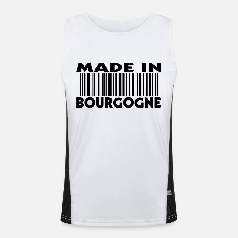 made in BOURGOGNE (1c) Débardeur respirant contrasté Homme 