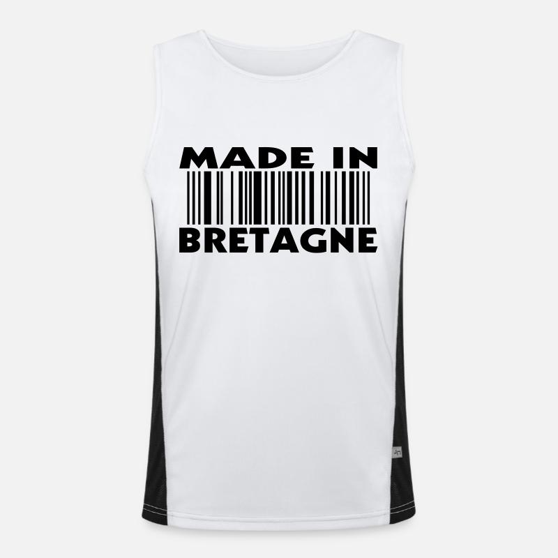 Made in BRITAIN (1c) Men's Functional Contrast Tank Top 