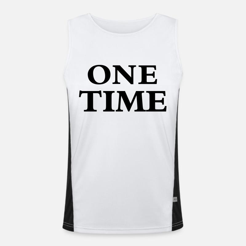 One Time Men's Functional Contrast Tank Top 