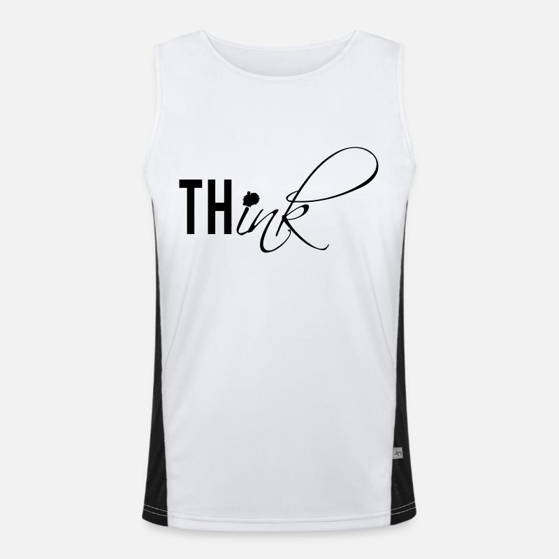 thINK Funktionelles Kontrast-Tank Top für Männer 