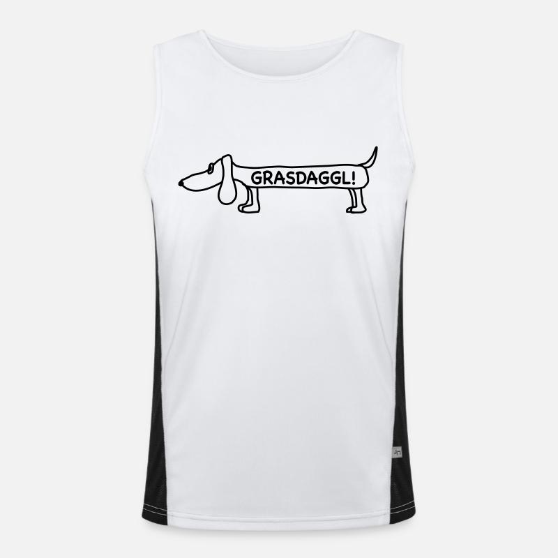 Graddaggl Funktionelles Kontrast-Tank Top für Männer 