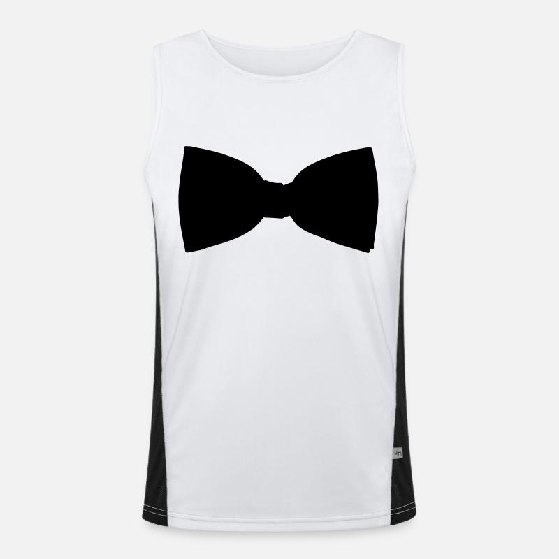 Bow tie Men's Functional Contrast Tank Top 