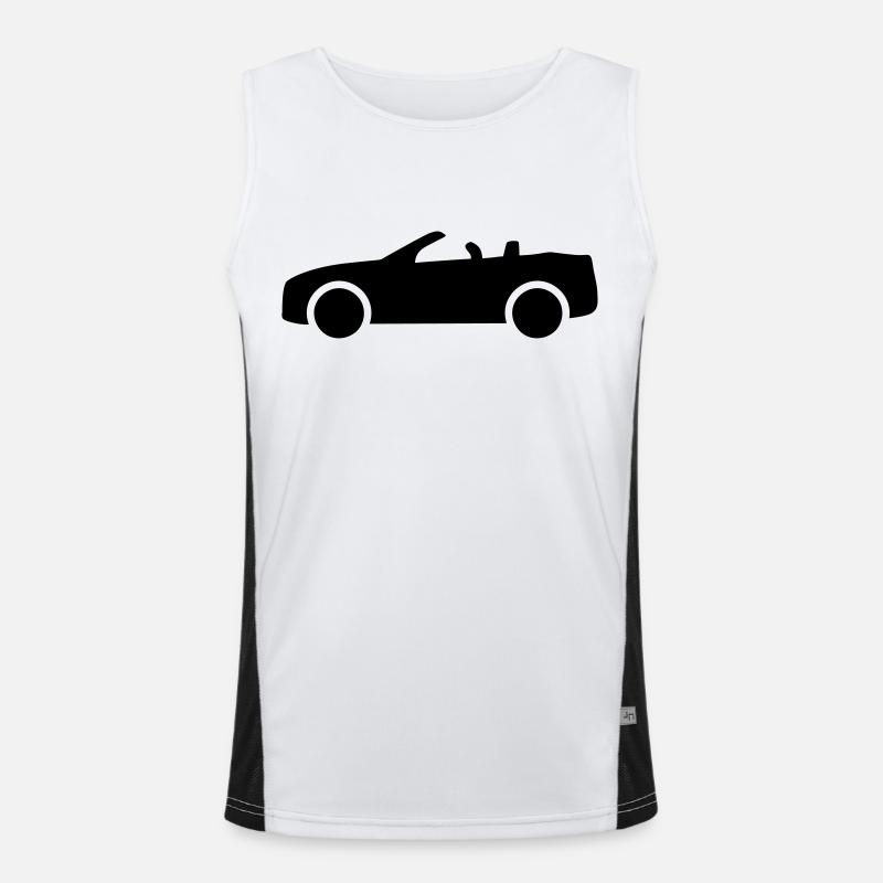 Cabrio Funktionelles Kontrast-Tank Top für Männer 
