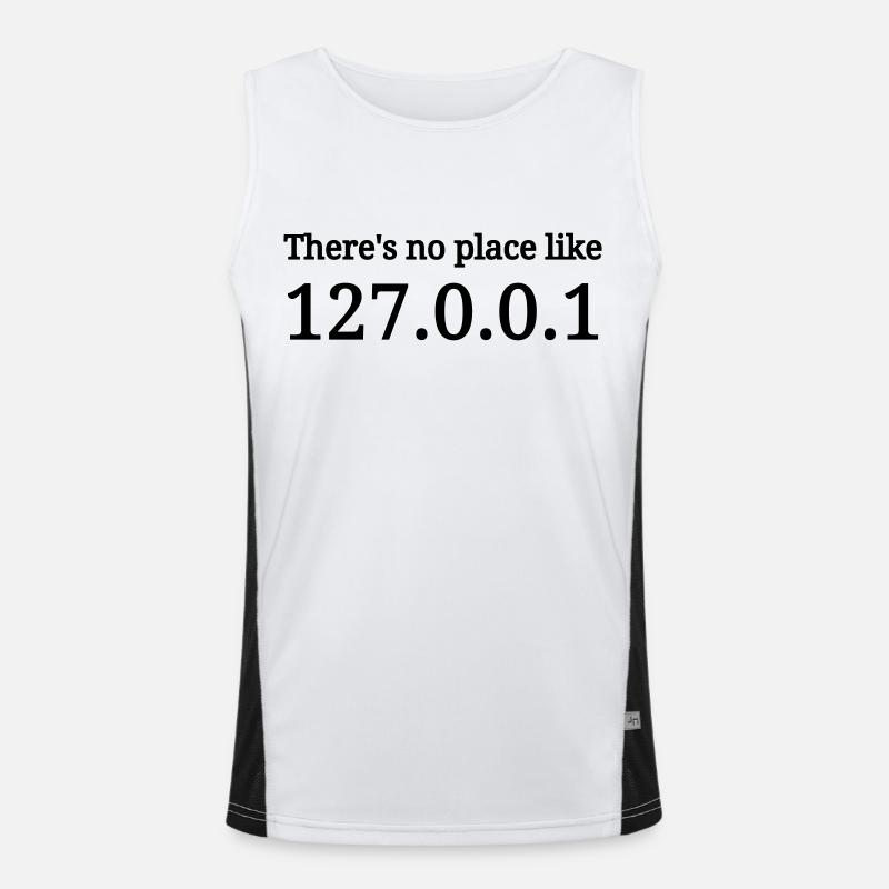 Developer Entwickler Développeur Computer Geek - Men's Functional Contrast Tank Top  - white/black