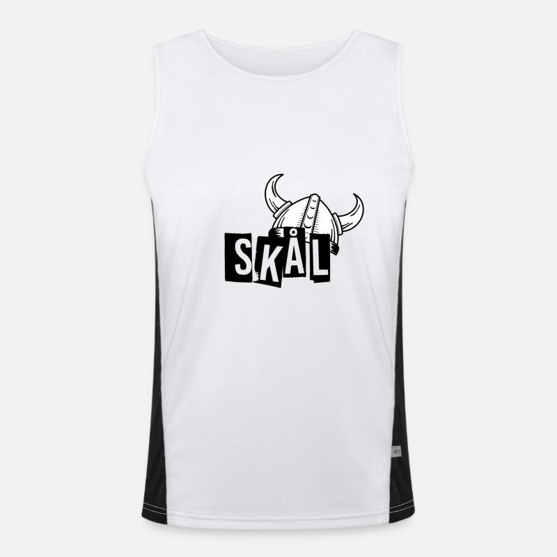 Viking skal Men's Functional Contrast Tank Top 
