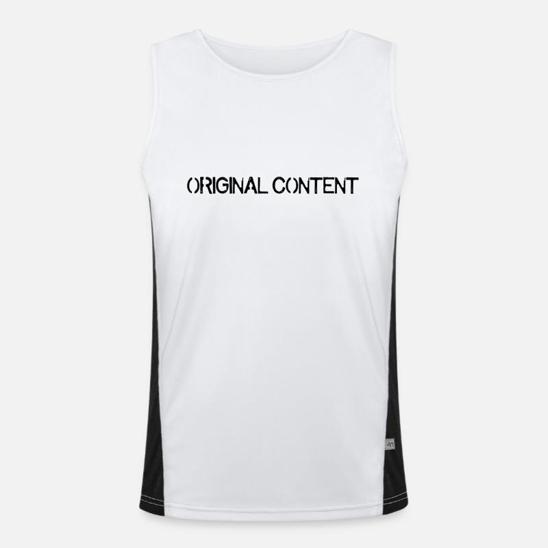 Original-Content Funktionelles Kontrast-Tank Top für Männer 