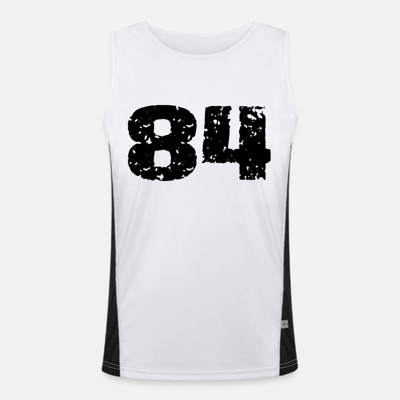 Maillot à numéros 84 Débardeur respirant contrasté Homme 
