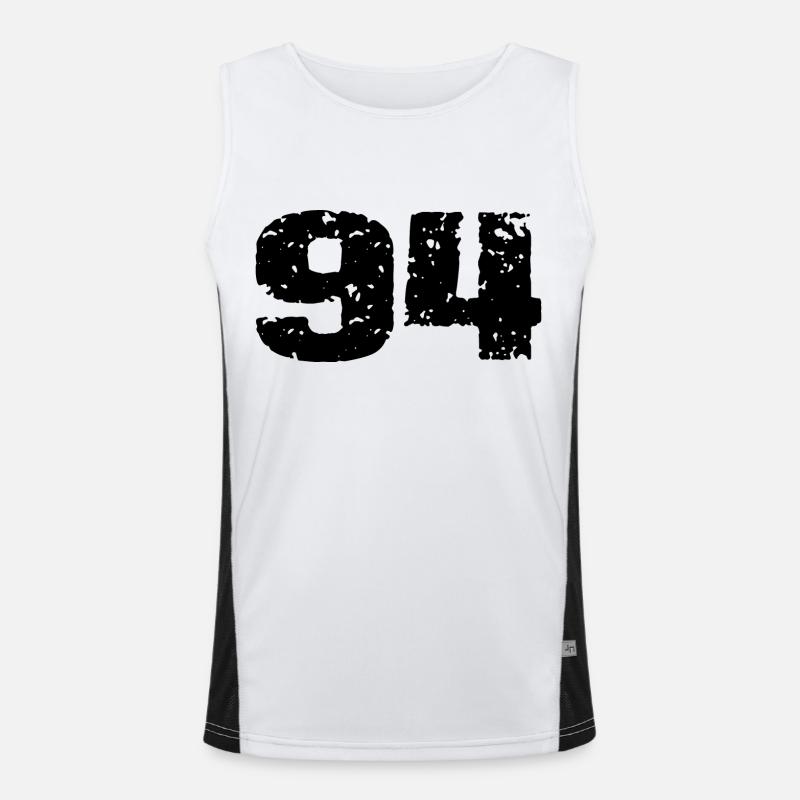 Maillot à numéros 94 Débardeur respirant contrasté Homme 