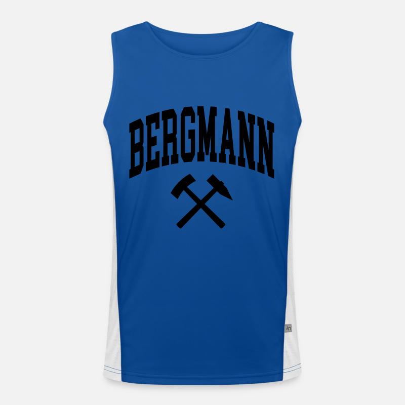 Bergmann Funktionelles Kontrast-Tank Top für Männer 
