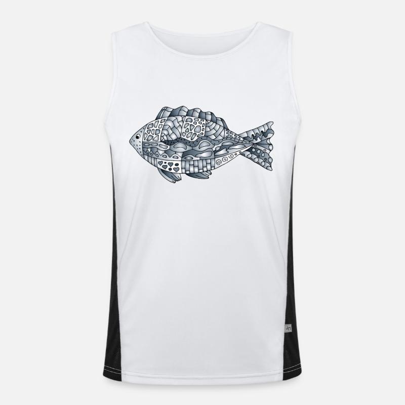 Fish Men's Functional Contrast Tank Top 