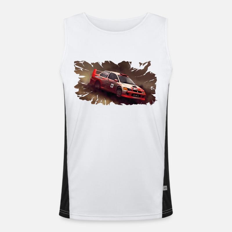 Rally - Evolution Funktionelles Kontrast-Tank Top für Männer 