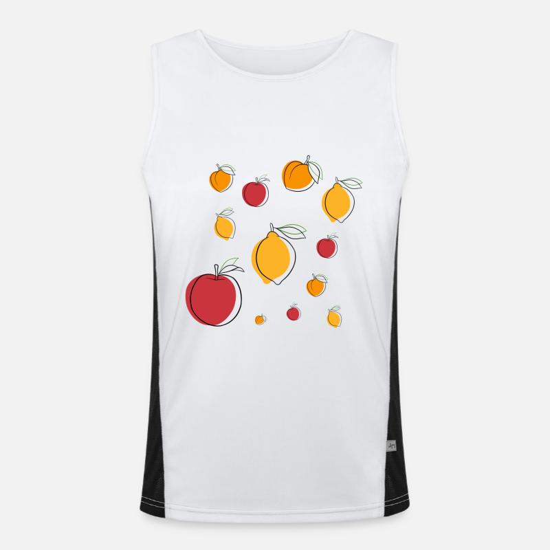 Fruit party! Men's Functional Contrast Tank Top 
