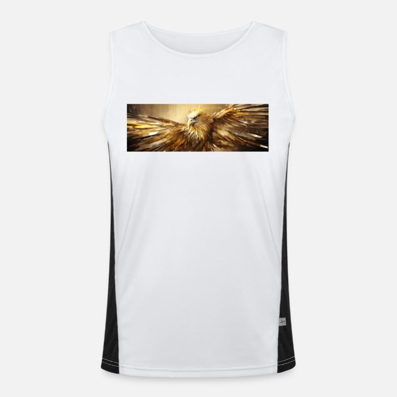 Steinadler Funktionelles Kontrast-Tank Top für Männer 