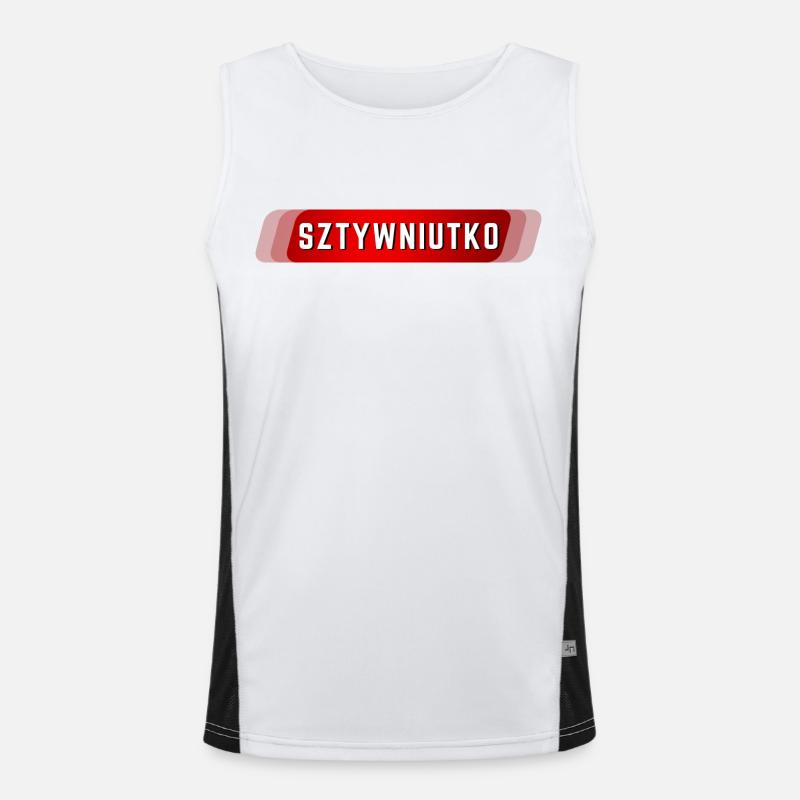 Raide Débardeur respirant contrasté Homme 