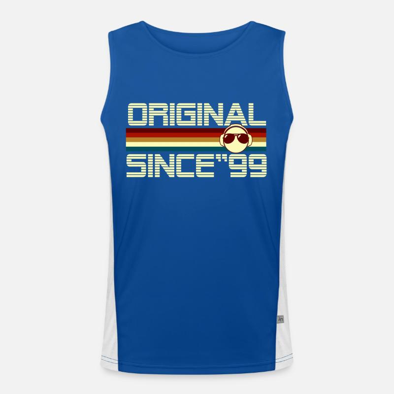 Seit 99 Funktionelles Kontrast-Tank Top für Männer 