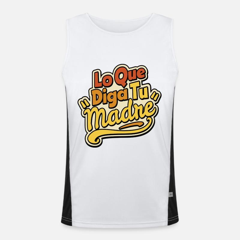 Quoi que dise ta mère Débardeur respirant contrasté Homme 