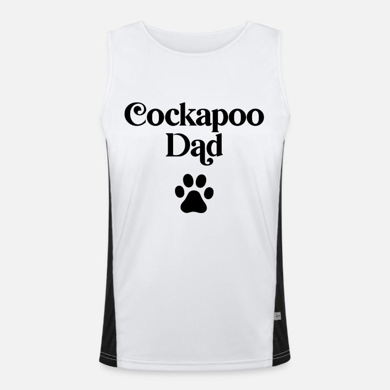 Cockapoo Dad Men's Functional Contrast Tank Top 