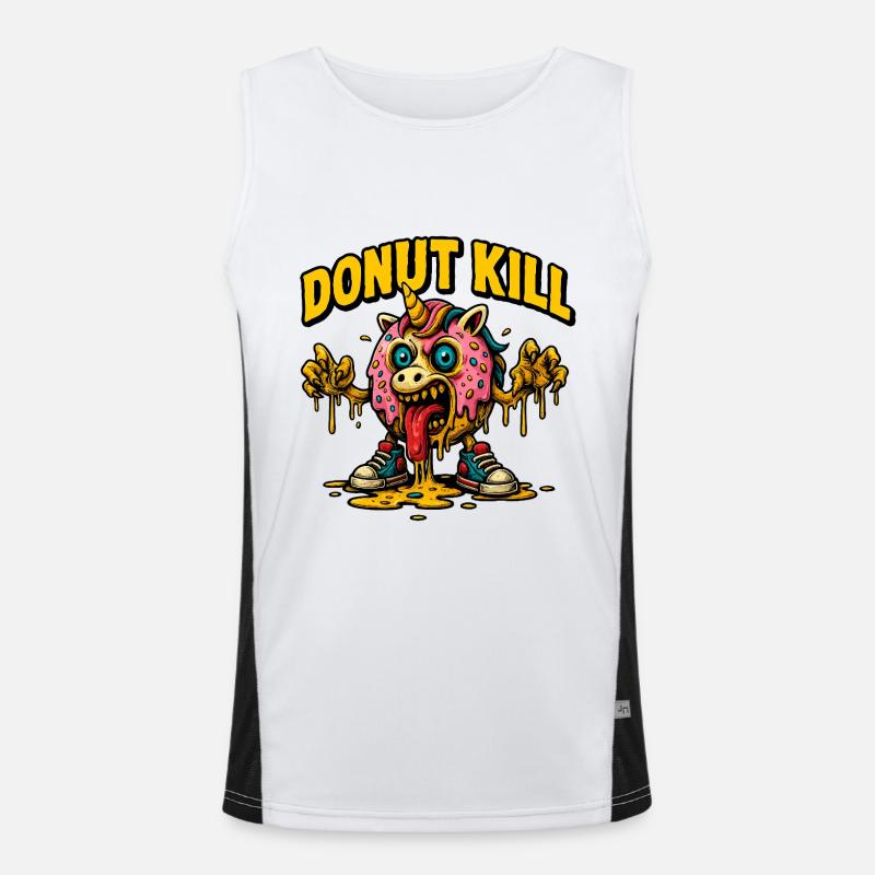DONUT KILL Funktionelles Kontrast-Tank Top für Männer 