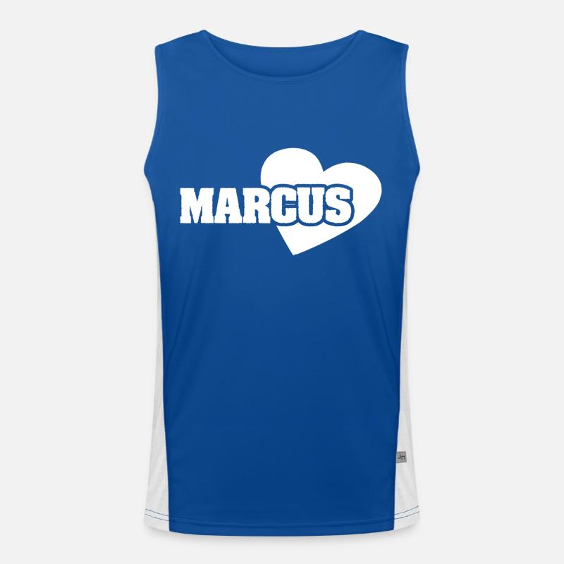 Geschenk für Marcus Funktionelles Kontrast-Tank Top für Männer 
