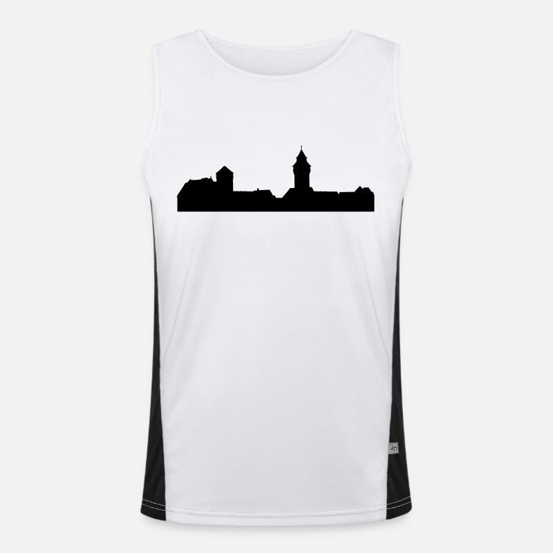 Nürnberg Funktionelles Kontrast-Tank Top für Männer 