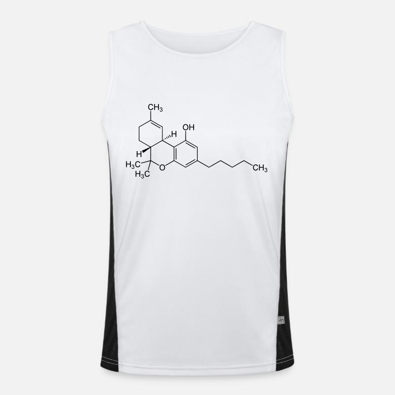 THC Funktionelles Kontrast-Tank Top für Männer 