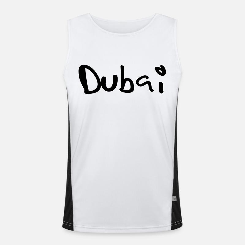 dubai Funktionelles Kontrast-Tank Top für Männer 