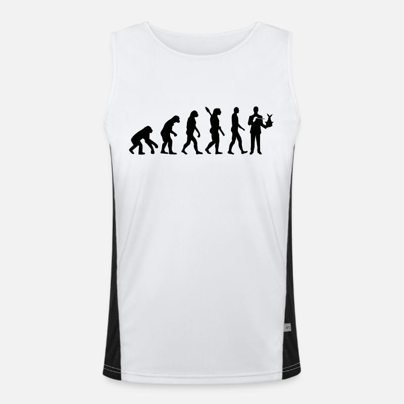 Zauberer Funktionelles Kontrast-Tank Top für Männer 