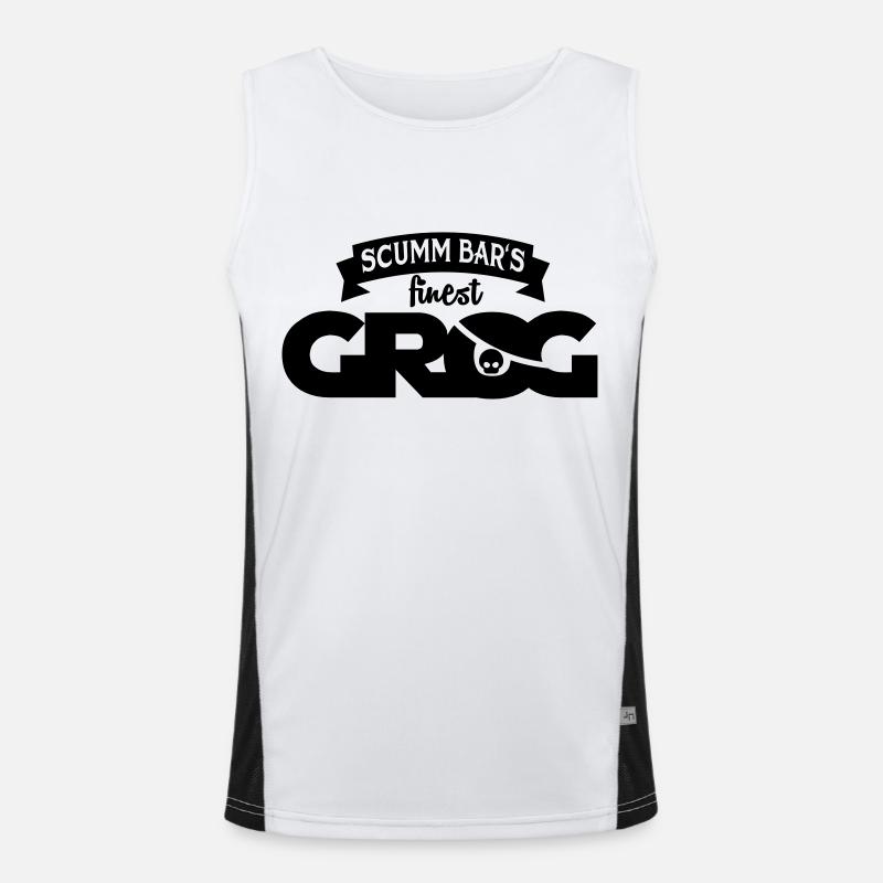 1 Funktionelles Kontrast-Tank Top für Männer 