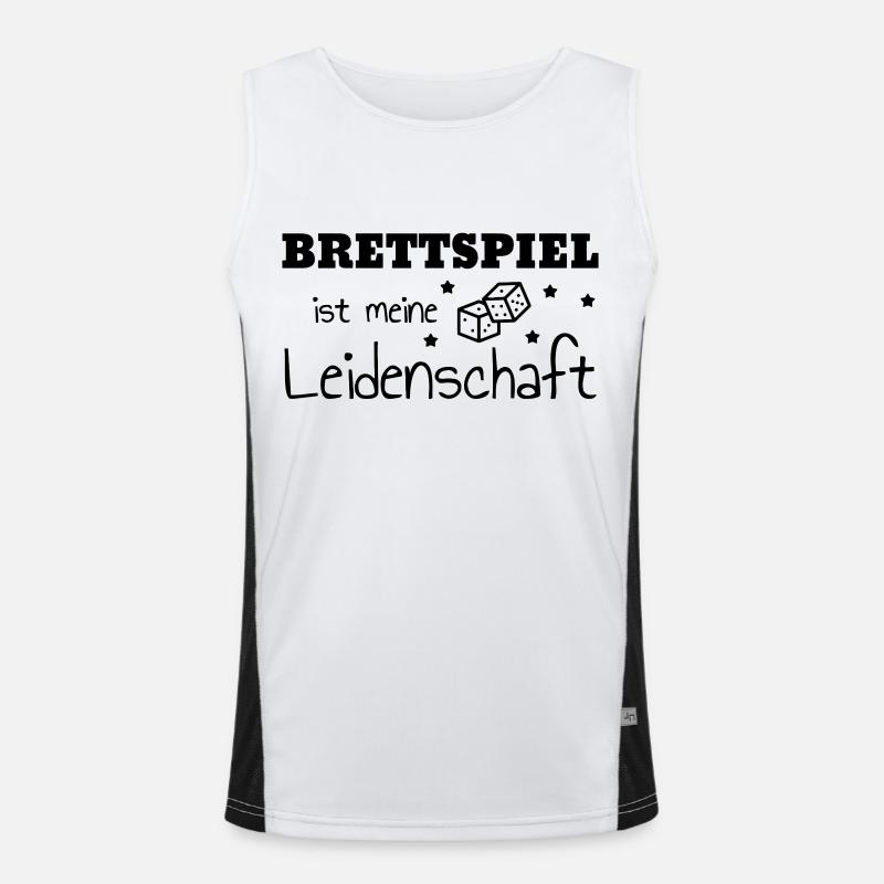 Board Game Brettspiel Jeu de Société Geek Men's Functional Contrast Tank Top 