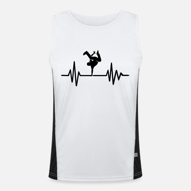 Breakdance Débardeur respirant contrasté Homme 