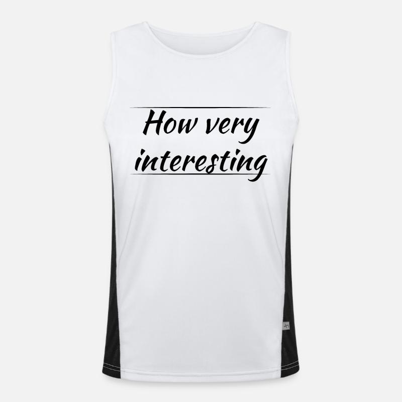 How very interesting Men's Functional Contrast Tank Top 