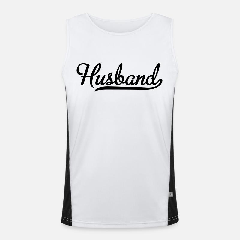 Ehemann Funktionelles Kontrast-Tank Top für Männer 