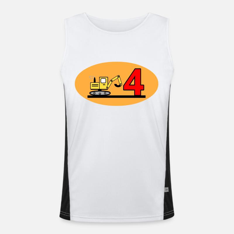 Bagger Funktionelles Kontrast-Tank Top für Männer 
