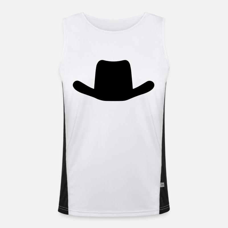 hat Men's Functional Contrast Tank Top 
