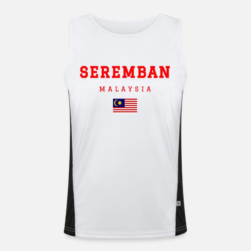 Seremban, Malaisie Débardeur respirant contrasté Homme 