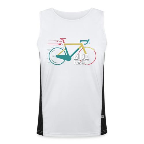 Fast Ride - Rask sykling - Funksjonell kontrast-singlet for menn 