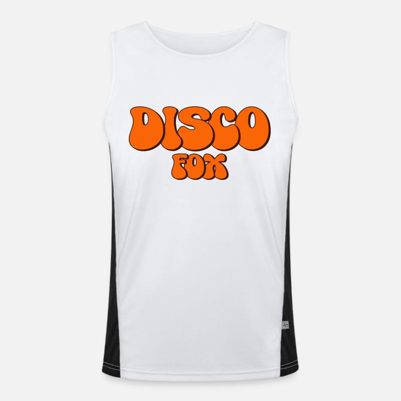 Disco Fox Tanz Tänzer Discothek Discofox tanzen Funktionelles Kontrast-Tank Top für Männer 